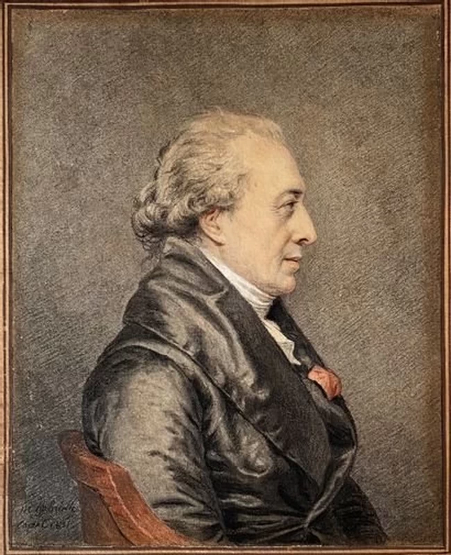 Ritratto del pittore François - André Vincent, eseguito dalla moglie Marie, Gabrielle Vapet, 1811